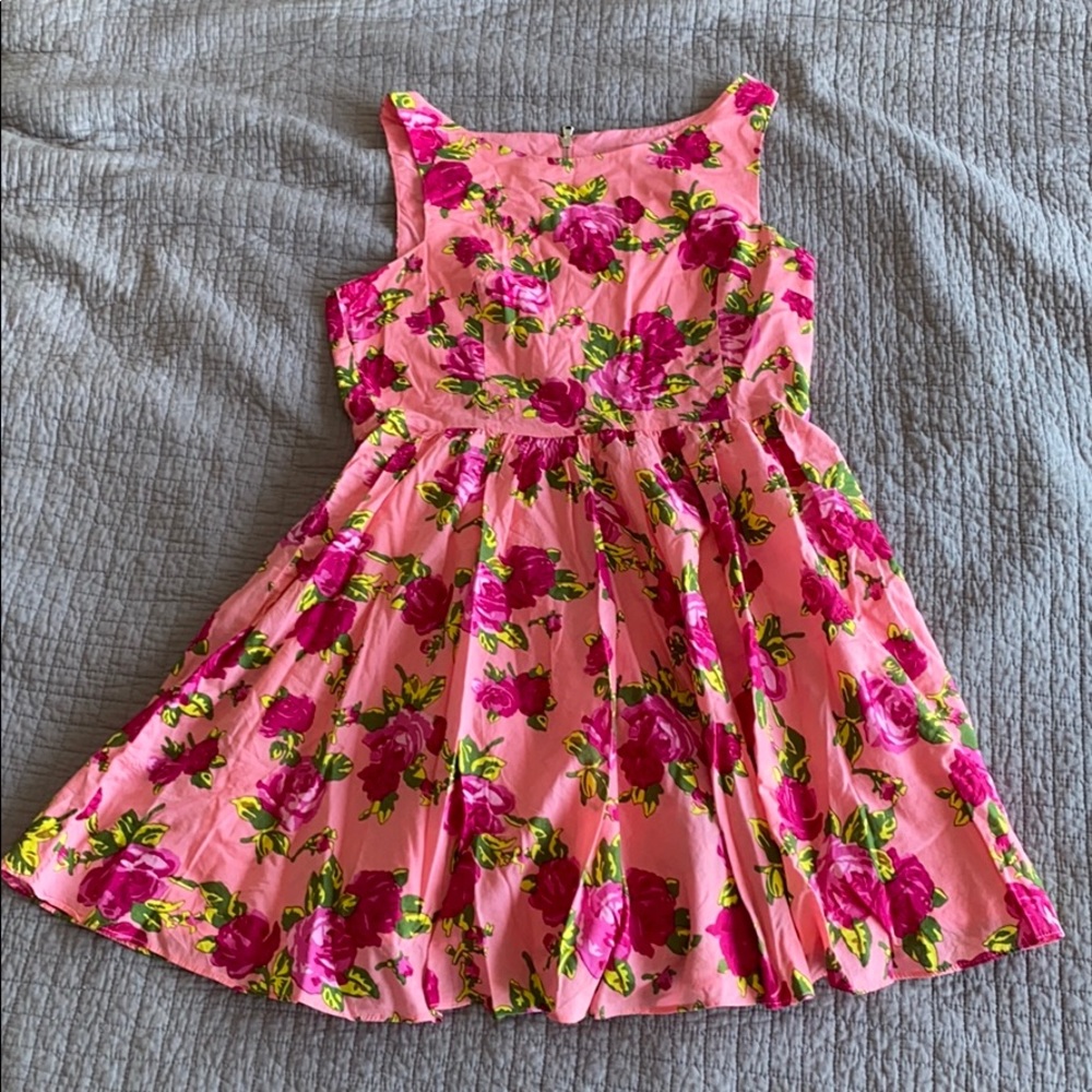 Betsey Johnson Floral Fit and Flare Dress